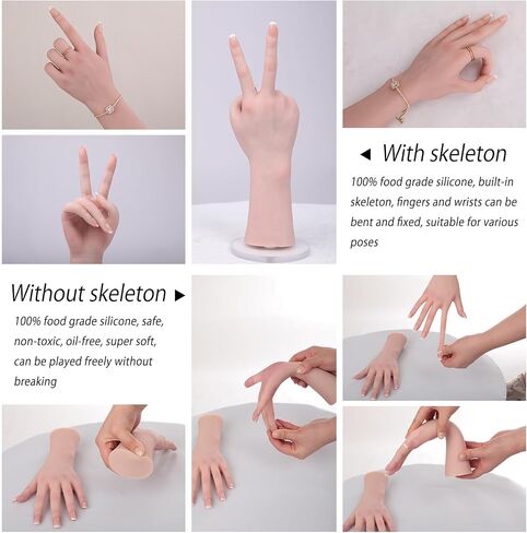 Silicone Hand Realistic Female Hand Mannequin Fake Hand Model in Saudi Arabia