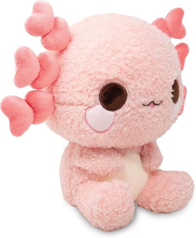 Cuddle Barn PlushGoals - روكسي الراكون Kawaii | سوبر لينة لطيف Kawaii الراكون الآيس كريم مخروط يونيكورن القرن تحصيل لعبة محشوة الحيوان أفخم، 9 بوصة in Kuwait