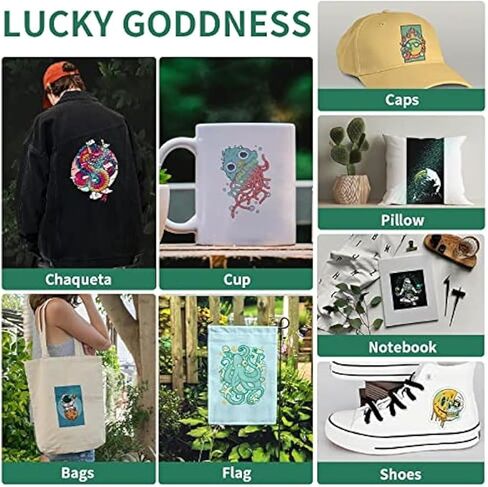 ورق غشاء نقل من دي تي اف، 10 اوراق ايه 4 (8.3 انش × 11.7 انش) ورق معالجة مسبق شفاف غير لامع مزدوج الجوانب سهل الكمامة من بي اي تي، ورق نقل حراري معالج مسبقا بالكي لجميع الاقمشة والقمصان والاكواب in Kuwait