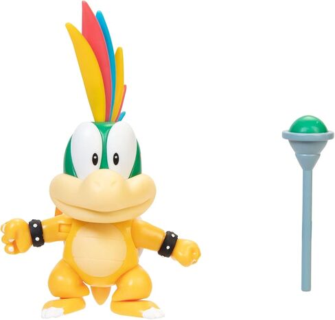 SUPER MARIO Action Figure 4 Inch Lemmy Koopa Collectible Toy with Ball Accessory in Saudi Arabia