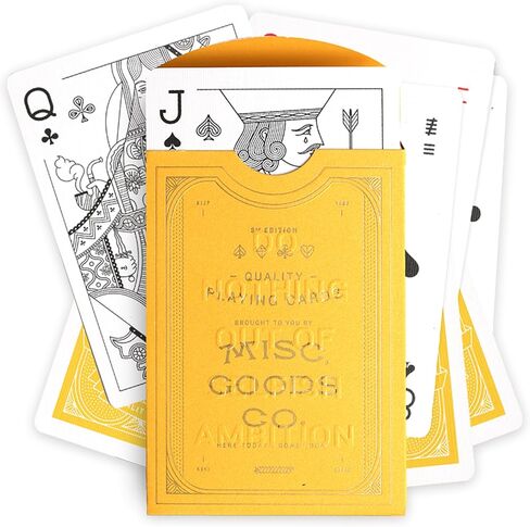 Premium Playing Cards | Intricate Design | Detailed Embossing and Gold Foil Accents | Ivory in Saudi Arabia
