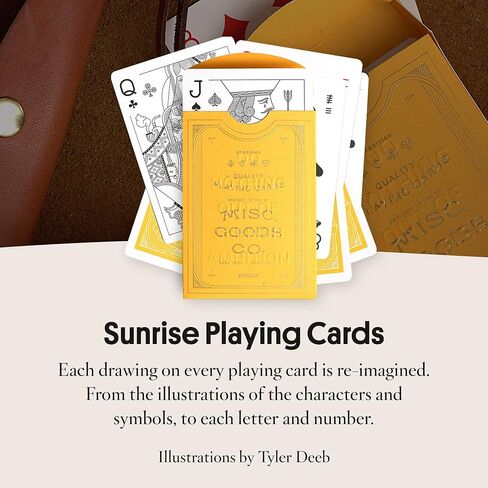 Premium Playing Cards | Intricate Design | Detailed Embossing and Gold Foil Accents | Ivory in Saudi Arabia