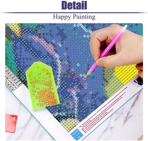 BOHADIY 5D Diamond Painting Kits for Adults Beginners, Large Underwater World Diamond Art Kits,DIY Full Round Drill Coral Reef Sea Life Themed Gem Art, Art Painting Home Wall Decor 27.5 X 15.7inch in Saudi Arabia