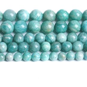 8mm 45pcs Natural Green Emerald Stone Beads Round Loose Beads AAA Energy Healing Power Stone Beads for Jewelry Making DIY Bracelet Necklace 15" (Green Emerald Stone, 8mm)