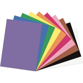 Prang (Formerly SunWorks) Construction Paper, 10 Assorted Colors, 9" x 12", 200 Sheets