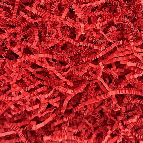 Bobobag - 2LB Crinkle Cut Paper Shred Filler Recyclable Gift Wrap Confetti Raffia Grass Shred Paper for Easter Baskets Filler Creative Eggs Decor (Brown) in Kuwait