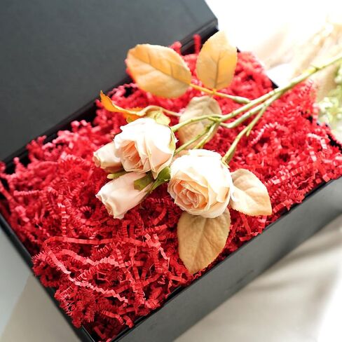 Bobobag - 2LB Crinkle Cut Paper Shred Filler Recyclable Gift Wrap Confetti Raffia Grass Shred Paper for Easter Baskets Filler Creative Eggs Decor (Brown) in Kuwait