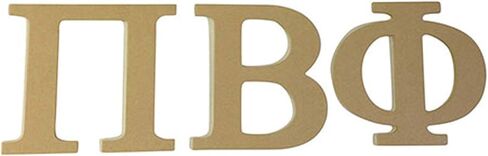 مجموعة حروف خشبية غير مكتملة من Pi Beta Phi مقاس 7.5 بوصة in Saudi Arabia
