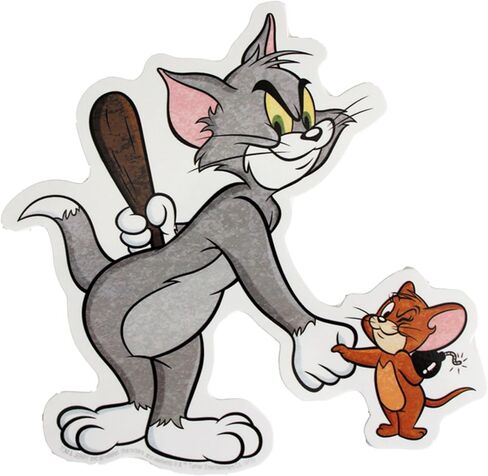 C&D Visionary Licenses Products Turner Entertainment Tom and Jerry Shake Sticker in Saudi Arabia