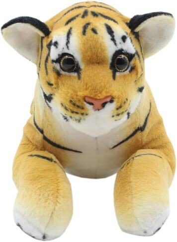 ألعاب حيوانات محشوة مفعمة بالحيوية من تاغلن، نمر بني من القطيفة الواقعية، 17.7 بوصة in Kuwait
