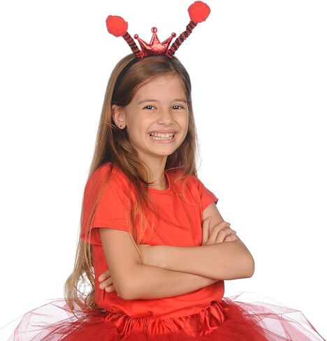 عصابة رأس هوائي بتصميم خنفساء من فانكريدبل | إكسسوار رأس خنفساء حمراء | إكسسوارات زي على شكل فراشة الدعسوقة | هدايا حفلات الهالوين التنكرية للنساء والرجال والأطفال in Kuwait