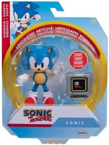 Sonic The Hedgehog 4" Articulated Action Figure Collection (Choose Figure) (Sonic with Orange Skateboard) in Saudi Arabia