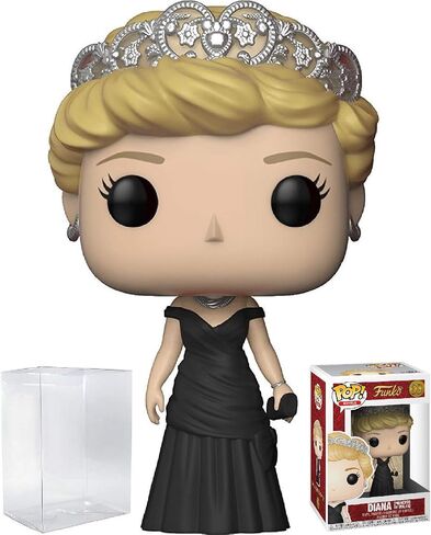 Funko Pop Royals: The Royal Family - Diana Princess of Wales Vinyl Figure (Bundled with Pop Box Protector Case) in Saudi Arabia