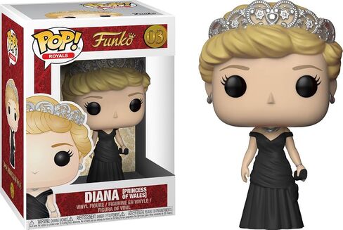Funko Pop Royals: The Royal Family - Diana Princess of Wales Vinyl Figure (Bundled with Pop Box Protector Case) in Saudi Arabia