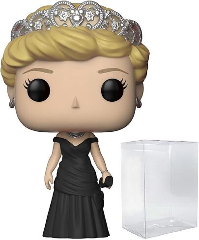 Funko Pop Royals: The Royal Family - Diana Princess of Wales Vinyl Figure (Bundled with Pop Box Protector Case) in Saudi Arabia