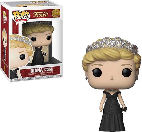Funko Pop Royals: The Royal Family - Diana Princess of Wales Vinyl Figure (Bundled with Pop Box Protector Case) in Saudi Arabia