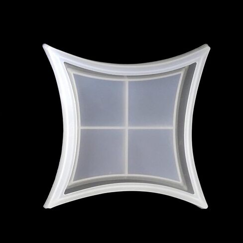 هونباي 2 قطع سيليكون كوستر قوالب غير منتظمة الراتنج كوستر قوالب المجوهرات لوحة تخزين طبق صب قالب لصنع المجوهرات in Kuwait