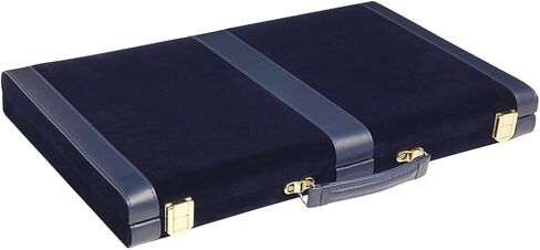Deluxe Backgammon Set - Board Game (Blue - 18"x12") in Saudi Arabia