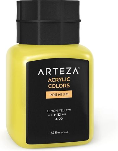 ARTEZA Acrylic Paint, A405 Violet, 33.8 fl oz, 1000ml Jar, Opaque, Quick-Drying, Acrylic Paints for Painting on Canvas, Paper, and Wood in Saudi Arabia