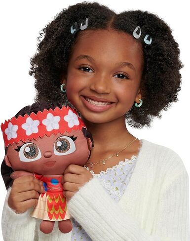 Disney Doorables Puffables Plush Moana, 10-inch Collectible Plush, Styles May Vary, Officially Licensed Kids Toys for Ages 3 Up by Just Play in Saudi Arabia