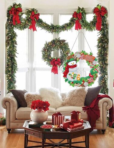 LYENYI DIY 5D عيد الميلاد ثلج إكليل الماس مجموعات الطلاء المعلقة جدار الفن علامة خاصة على شكل كريستال الزهور الطيور الماس الفن نافذة المعلقات المنزل حديقة جدار الباب شنقا مجموعات الماس in Kuwait