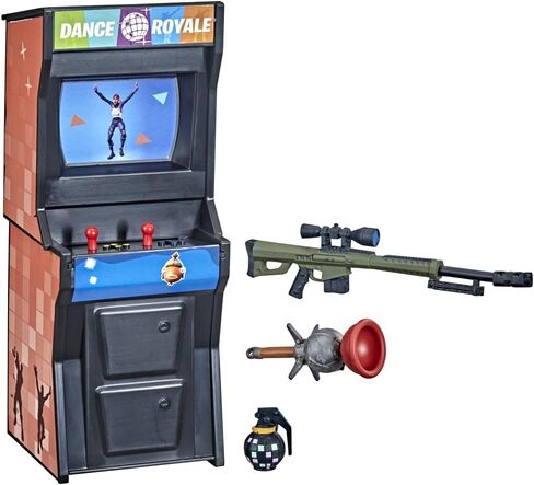 Fortnite Victory Royale Series Arcade Collection Orange Arcade Machine Collectible Toy with Accessories - Ages 8 and Up, 6-inch in Saudi Arabia