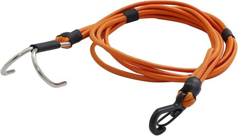 RC Winch Strap 20 Inch Elastic Kinetic Winch Strap with Hook for 1/10 RC Crawler Gspeed LCG TRX4 D90 TF2 SCX10 Power Wagon Cliffhanger Body (RC Winch Strap Orange) in Saudi Arabia