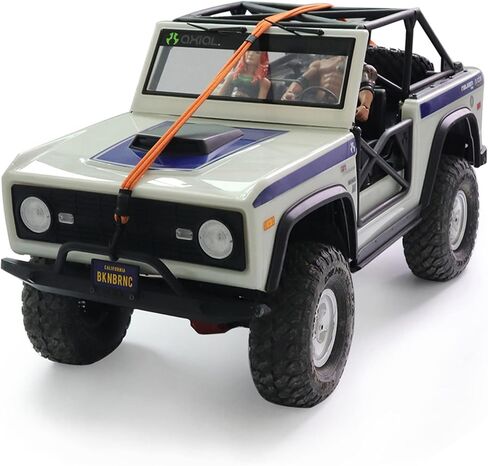 RC Winch Strap 20 Inch Elastic Kinetic Winch Strap with Hook for 1/10 RC Crawler Gspeed LCG TRX4 D90 TF2 SCX10 Power Wagon Cliffhanger Body (RC Winch Strap Orange) in Saudi Arabia
