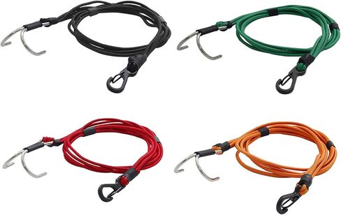 RC Winch Strap 20 Inch Elastic Kinetic Winch Strap with Hook for 1/10 RC Crawler Gspeed LCG TRX4 D90 TF2 SCX10 Power Wagon Cliffhanger Body (RC Winch Strap Orange) in Saudi Arabia