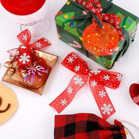 3 قطع قوالب راتينج عيد الميلاد من السيليكون، قوالب راتينج ثلاثية الأبعاد دائرية لعيد الميلاد استنسل زينة عيد الميلاد اللامعة من الراتنج لصناعة المجوهرات والحرف اليدوية in Kuwait