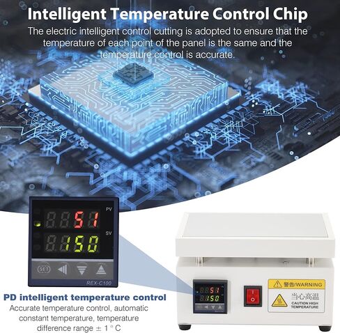 آلة تغليف السيلوفان من مونشان، آلة ختم التسخين، آلة تغليف السيلوفان اليدوية، صندوق البوكر لمستحضرات التجميل والعطور المكتبية (4.7 × 7.9 بوصة) in Kuwait