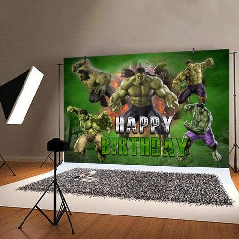 خلفية حفلات البطل الاخضر، خلفية بطابع البطل لاعياد الميلاد للاطفال، لافتة لحفلات استقبال المولود الجديد، لوازم حفلات البطل الاخضر in Kuwait