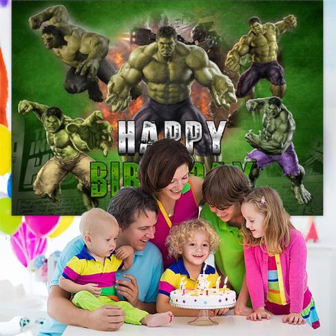 خلفية حفلات البطل الاخضر، خلفية بطابع البطل لاعياد الميلاد للاطفال، لافتة لحفلات استقبال المولود الجديد، لوازم حفلات البطل الاخضر in Kuwait