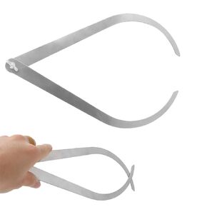 الطين الفرجار 10 بوصة الفولاذ المقاوم للصدأ الطين الفرجار عازمة الساق السيراميك أداة قياس أداة فنية لقياس منحوتات السيراميك الطين in Kuwait