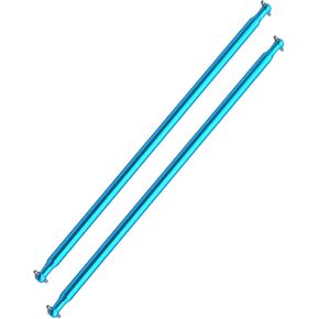 2Pack Share Goo Metal Centre Drive Shaft DogBone 157mm 03003 Compatible with HSP 94103 94123 1/10 RC 4WD Model Car Truck Buggy (Blue)