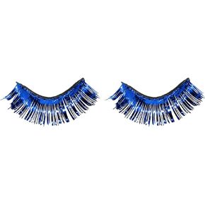Yellow Tinsel Eyelashes - 1 Pair (1/2" x 1") - Lightweight & Easy to Apply Self-Adhesive Lashes - Perfect Costume Accessory
