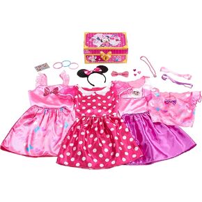 Disney Junior Minnie Mouse Bowdazzling Dress Up Trunk Set, Officially Licensed Kids Toys for Ages 3 Up by Just Play in Saudi Arabia