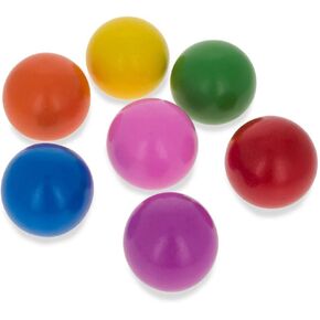 Set of 7 Colorful Wooden Balls 1.5 Inches Diameter in Kuwait