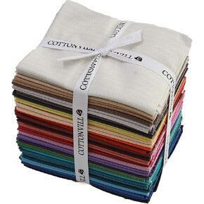 COTTONVILL MALLANGLUNA Collection Weave 20COUNT Cotton Print Quilting Fabric (Precuts, 10inch 33pc) in Kuwait