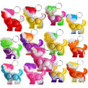 Bulk Mini pop Bubble Keychain Fidget Present,Cow Party Favors,Classroom Students Boys Girls Birthday Small Gifts in Kuwait