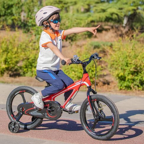 دراجة الفضاء RoyalBaby للأطفال مقاس 14-16-18 بوصة من سبائك الألومنيوم، للأولاد والبنات من عمر 3-9 سنوات، فرامل قرصية بمقبض مزدوج وخيارات عجلة التدريب in Kuwait