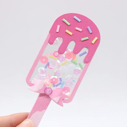 KSCRAFT Cute Popsicle Shaker Metal Cutting Dies Stencils for DIY Scrapbooking/Photo Album Decorative Embossing DIY Paper Cards in Saudi Arabia