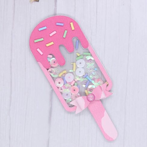 KSCRAFT Cute Popsicle Shaker Metal Cutting Dies Stencils for DIY Scrapbooking/Photo Album Decorative Embossing DIY Paper Cards in Saudi Arabia