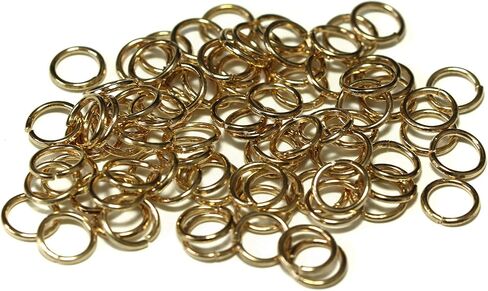 ALL in ONE 1000pcs Open Jump Rings Jewelry Making (Antique Bronze 8mm) in Kuwait