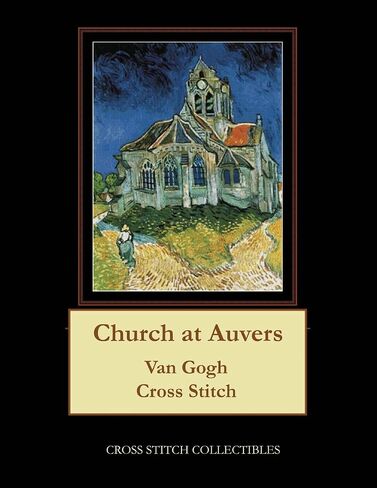 Church at Auvers: Van Gogh Cross Stitch Pattern in Saudi Arabia