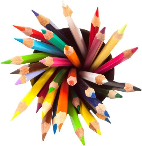 أقلام تلوين احترافية ملونة للأطفال والبالغين من برينجسين - أقلام تلوين مع حقيبة أقلام رصاص رصاص رصاص غير سامة لرسم الفنان، كتاب تلوين الحديقة السرية (غير متضمن) متنوع 36 in Kuwait