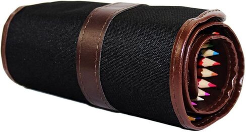 أقلام تلوين احترافية ملونة للأطفال والبالغين من برينجسين - أقلام تلوين مع حقيبة أقلام رصاص رصاص رصاص غير سامة لرسم الفنان، كتاب تلوين الحديقة السرية (غير متضمن) متنوع 36 in Kuwait