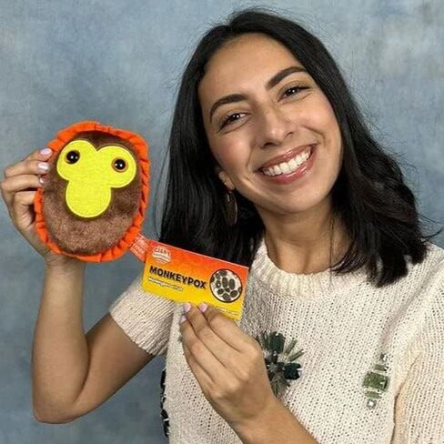 GIANTmicrobes Monkeypox (Mpox) Plush – Learn About Public Health and Biology with This Unique Gift for Scientists, Students, Friends, Educators, Doctors and Other Healthcare Workers in Saudi Arabia