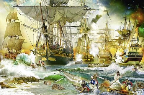 Ravensburger 13969 Battle on The High Seas - 5000 Piece Puzzle for Adults, Every Piece is Unique, Softclick Technology Means Pieces Fit Together Perfectly in Saudi Arabia