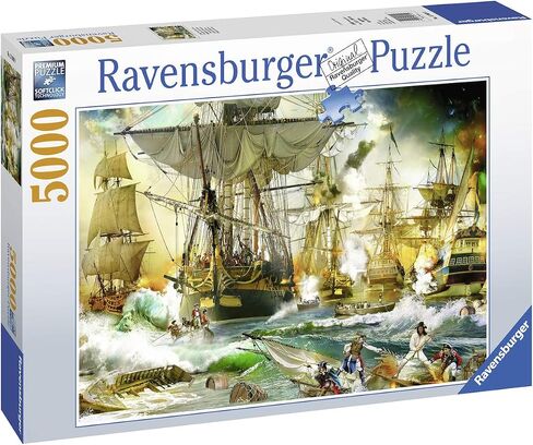 Ravensburger 13969 Battle on The High Seas - 5000 Piece Puzzle for Adults, Every Piece is Unique, Softclick Technology Means Pieces Fit Together Perfectly in Saudi Arabia